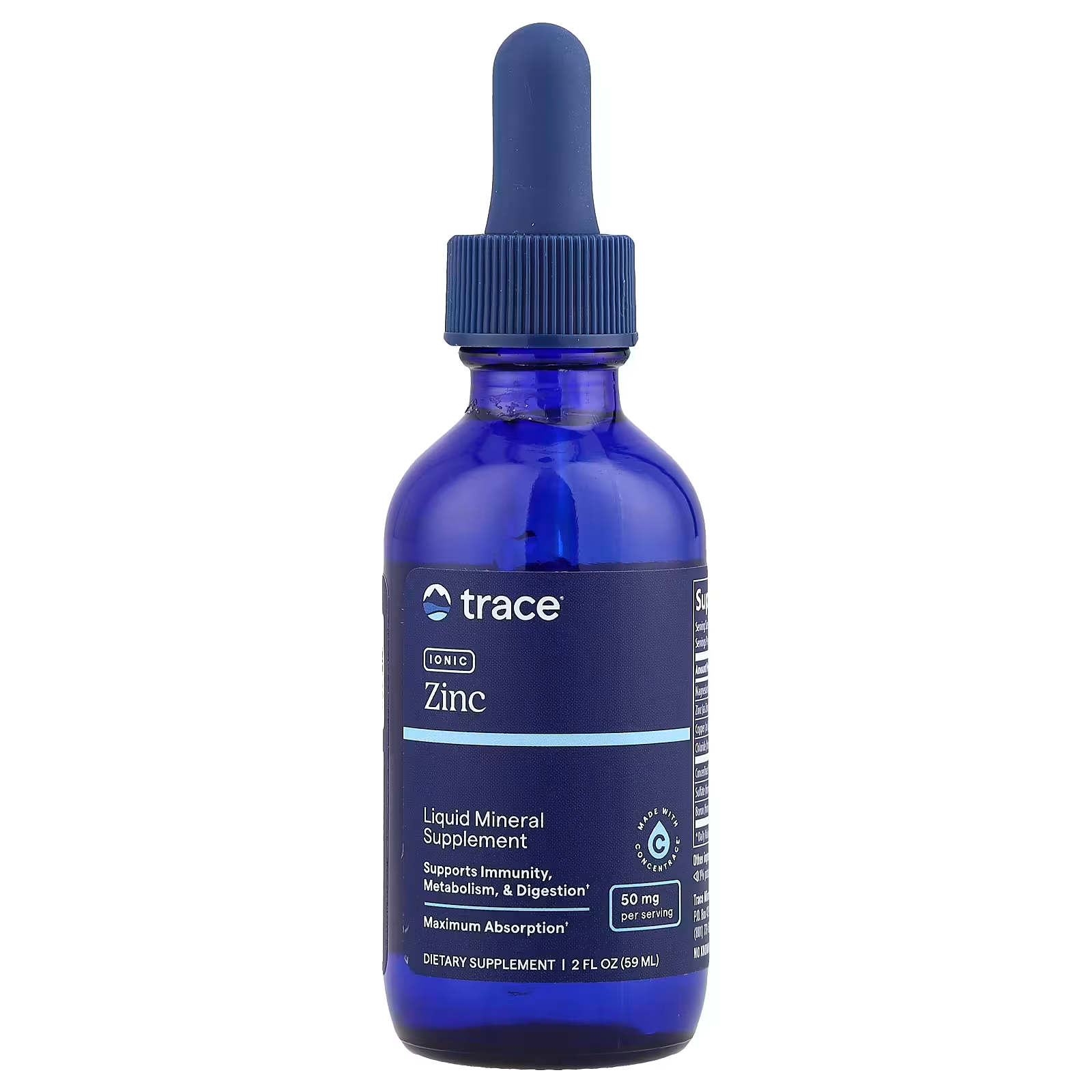 Ionic ZInc 50mg 2fl oz