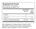 Liposomal Vitamin C 60 Capsules