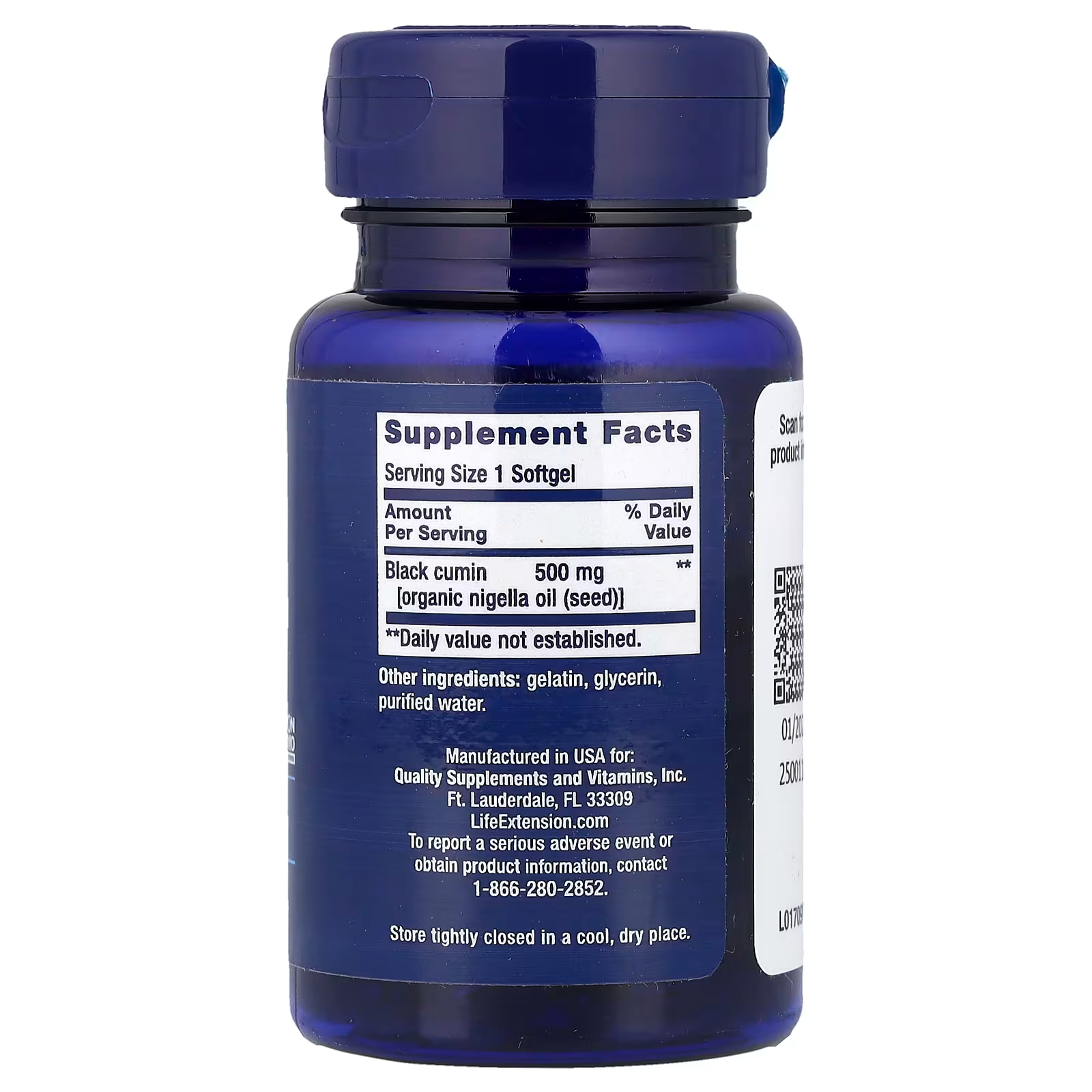 Black Cumin Seed Oil 60 softgels