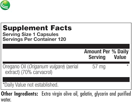 Oregano Oil 120 Softgel